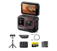 Insta360 Ace Pro 2 Paquete Creador - Cámara de acción 8K Impermeable co-diseñada con Leica, Sensor de 1/1,3", Dual Chip IA, excelente en Baja luz, Audio Superior, Pantalla abatible
