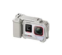 Insta360 Ace Pro 2 White - Xplorer Bundle Moonlight Silver 8K Cámara de acción impermeable codiseñada con Leica, sensor de 1/1.3 pulgadas, chip AI dual, luz baja líder, audio superior