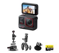 Insta360 Ace Pro 8K - Kit de Montaje para cámara de acción (Incluye 64 GB + Soporte de Ventosa Fuerte + súper Abrazadera + Soporte Universal para trípode de cámara)