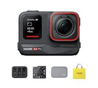 Insta360 Ace Pro Travel Bundle - Cámara de acción codiseñada con Leica, sensor 1/1.3 pulgadas y reducción de ruido IA para imagen inmejorable, 4K120 fps