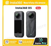 Insta360-Cámara de acción X5, 8K, 30fps, lentes reemplazables, Triple Chip AI, luz baja Superior, 2025 minutos de duración, Insta 185, novedad de 360 X5 Starter Combo