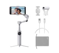 Insta360 Flow 2 Plus Paquete rastreador por IA Color Gris - Gimbal para teléfono, Seguimiento por IA con Cualquier App, Seguimiento, trípode/Selfie Stick, Gimbal para iPhone/Android