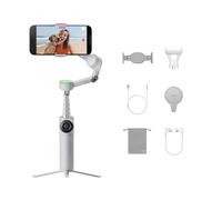 Insta360 Flow 2 Pro Paquete de Creador Gris - Estabilizador iPhone/Android | Con seguimiento nativo DockKit, IA y multipersona, rotación de 360º, trípode y palo selfie integrados, Vlogs& YouTube