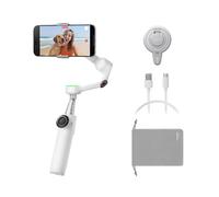 Insta360 Flow 2 Pro Paquete de Montaje magnético - Gimbal Plegable para teléfono AI, estabilización de 3 Ejes, Pistas en más de 200 Aplicaciones con Apple DockKit, Soporte MagSafe