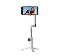 Insta360 Flow - Gimbal para Móviles con Seguimiento, Estabilización de 3 Ejes, Selfie Stick y Trípode Incorporados, Portátil y Plegable, Blanco Nieve.