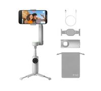 Insta360 Flow Pro Paquete Estándar - Gimbal estabilizador de teléfono impulsado por IA, Seguimiento 360º Infinito, estabilización de 3 Ejes, trípode Incorporado, portátil y Plegable
