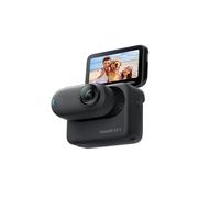 Insta360 GO 3 Black 128GB - La cámara de acción Tiny Mighty Impermeable de 2.7 K (5 m) con cápsula de acción y Pantalla abatible