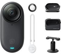 Insta360 GO 3S 64GB Midnight Black - Cámara de vlogging portátil pequeña 4K, Manos Libres, Montaje en Cualquier Lugar, estabilización, duración de la batería de 140 Minutos, Resistente al Agua hasta