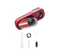 Insta360 GO 3S Paquete Retro Edición Especial 64GB Rojo-Cámara Vlog 4K pequeña, Cámara POV Manos Libres, Filtros Retro, 4K30fps, Batería Extra Ligera y portátil para imágenes cotidianas