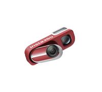 Insta360 GO 3S Retro Bundle Special Edition 128 GB Rojo - Pequeña Cámara Vlogging 4K POV Cámara Manos Libres Filtro Retro 4K30fps Extra Bttery Cámara Vlog Portátil para Grabación