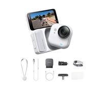 Insta360 GO Ultra Paquete para Running Blanco - Cámara vlog 4K, cámara POV | Sensor de 1/1,28", peso de 53 g, 156° FOV, batería 200 min, cámara de acción magnética y portátil para deportes, vlogging