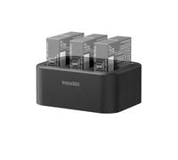 Insta360 Hub de Carga rápida, hasta 3 baterías simultáneamente, Compatible con Ace, Ace Pro, Ace Pro 2, Negro