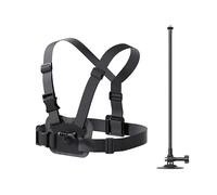 Insta360 Kit de Nieve, Soporte Adhesivo para Casco, Correa Pectoral, Barra de extensión