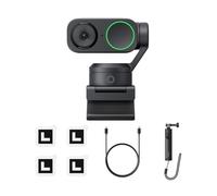 Insta360 Link 2 Paquete de trípode 2.0-Webcam 4K PTZ PC/Mac, sensor1/2, Seguimiento IA, HDR, cancelación de Ruido por IA, Control por Gestos para Streaming, videollamadas, Funciona con Zoom, Teams