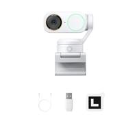 Insta360 Link 2 Pro Blanco ártico - Webcam PTZ 4K para PC/Mac | Cámara de PC, sensor 1/1,3”, seguimiento por IA, compatible con StreamDeck, Zoom, Teams y Twitch para streaming/reuniones