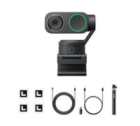Insta360 Link 2 Pro Paquete de Creador- Webcam PTZ 4K para PC/Mac, Sensor 1/1,3”, Seguimiento por IA, HDR, micrófonos con cancelación de Ruido, Compatible con StreamDeck, Zoom