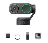 Insta360 Link 2 Pro PTZ 4K- Cámara Web para PC/Mac, Sensor 1/1.3", Seguimiento Inteligente por IA, HDR, micrófonos con cancelación de Ruido, Compatible con StreamDeck/Zoom/Teams y Twitch