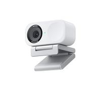 Insta360 Link 2C Blanco ártico - Webcam 4K PC/Mac, sensor 1/2" | Cámara PC, cancelación de ruido, control por gestos para streaming, videollamadas, gaming, funciona con Zoom, Teams, Twich
