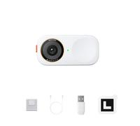 Insta360 Link 2C Pro Blanco ártico - Webcam 4K para PC/Mac | Cámara PC, sensor 1/1,3”, rendimiento en baja luz, cancelación de ruido, compatible con plataformas de videollamadas