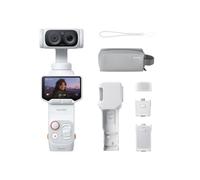 Insta360 Luna Ultra Paquete Resistencia - Cámara Vlog 8K con Lentes Duales Leica, Zoom 12x, Sensor 1", Pantalla Táctil extraíble 2", Triple Chip IA, Cámara Gimbal de Bolsillo para Fotografía Vlog