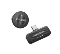 Insta360 Mic Air (1TX+1RX) - micrófono inalámbrico para vlog y Streaming | 300 m de alcance, micrófono inalámbrico por USB-C para iPhone/Android/PC/Mac, 7,9g Transmisor, ligero