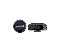 Insta360 Mic Pro (1 TX + 1 RX) - Mini micrófono inalámbrico | micrófono de solapa, grabación de vídeo, Bluetooth, pantalla E-Ink personalizable, 3 mics., grabación interna flotante 32bits