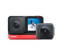 Insta360 ONE R Twin Edition - Cámara deportiva,Color negro y rojo, 4K, USB