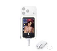 Insta360 Snap Selfie con luz - Pantalla de Monitor Selfie magnética 4K para Selfie y vlogging, Compatible con iPhone 15/16/17 Pro, iluminación Ajustable, manejo táctil