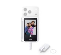 Insta360 Snap Selfie - Pantalla magnética 4K para Selfie y vlogging, Compatible con iPhone 15/16/17 Pro, Ofrece Control táctil y conexión instantánea por Cable