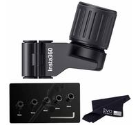 Insta360 Soporte para bastón de esquí para cámaras de acción, compatible con X3/ACE/ACE PRO/ONE RS/X2, GoPro Hero12/11/10/9, DJI OSMO Action 4/3/2 (solo soporte para bastón de esquí), negro,
