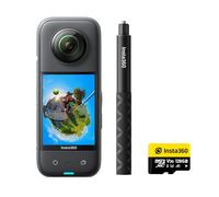 Insta360 X3 Paquete de construcción - Cámara de acción 360 Resistente al Agua, Sensor de 1/2", 5.7K 360, Fotos 72MP, estabilización, Pantalla táctil de 2.29", edición por IA, Live Streaming, Webcam