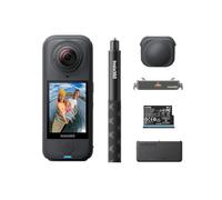 Insta360 X4 Air Paquete básico: cámara 165 g con resolución 8K y 360°, Efecto Selfie Stick Invisible, Lentes reemplazables, graba Primero y encuadra después, Anti Viento Integrado, FlowState