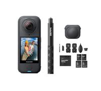 Insta360 X4 Air Paquete de lente de repuesto: cámara 165 g resolución 8K y 360°, efecto selfie stick invisible, lentes reemplazables, graba primero y encuadra después, anti viento integrado, FlowState
