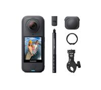 Insta360 X4 Air Paquete multivista Motero: cámara 165 g resolución 8K y 360°, Efecto Selfie Stick Invisible, Lentes reemplazables, graba y encuadra después, Anti Viento Integrado, FlowState