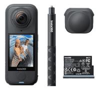 insta360 X4 Air Starter Bundle - Cámara de acción 8K de 360 Grados con Lentes reemplazables, Incluye Palo Selfie, Tapa de Lente y batería Adicional (2 Piezas en Kit)
