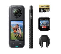 Insta360 X4 Paquete GPS - Cámara de acción Impermeable 8K 360, Vídeo 4K Gran Angular, Selfie Stick Invisible, Protectores de Lente Extraíbles, 135 Min Batería, Edición IA, Estabilización