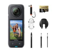 Insta360 X4 Paquete Invisible de Buceo - Cámara de acción Impermeable 8K 360, Vídeo 4K Gran Angular, Selfie Stick Invisible, Protectores de Lente Extraíbles, 135 Min Batería, Edición IA