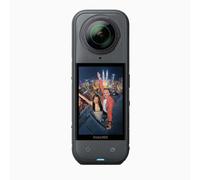 Insta360 X5 cámara deportiva, 8K 30fps 360 ° Video, Triple AI Chip, lentes reemplazables, resistente al viento y audio de cancelación de ruido, batería de 2400mAh, impermeable 15m, FlowState