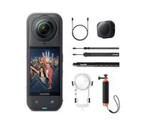 Insta360 X5 Paquete creador - Cámara 8K 360° Impermeable, líder en Baja luz, Palo Selfie Invisible, Lente reemplazable, batería de 3 Horas, Audio Claro, estabilización, edición con IA