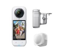 Insta360 X5 Paquete de empuñaduras de fotografía Blanco - Cámara 8K 360° | Cámara deportiva resistente al agua, líder con poca luz, lente reemplazable, batería de 3h, estabilización, cámara de acción