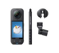 Insta360 X5 Paquete de esquí - Cámara 8K 360°, sensores duales 1/1,28" | Cámara deportiva resistente al agua, líder con poca luz, lente reemplazable, batería de 3h, estabilización, cámara de acción