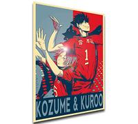 Instabuy Poster - SA0376 - Propaganda - Haikyuu - Nekoma Team - Kenma Kozume & Tetsurou Kuroo