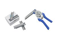 Instalación de abrazadera de sujeción, alicates for jaula de aves de corral y 600 clavos, Kit de instalación de abrazadera for jaula de perro, conejo, zorro, pájaro(Green)