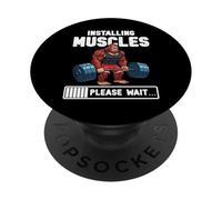 Instalación de músculos Bigfoot Gym Entrenamiento con pesas PopSockets PopGrip Adhesivo