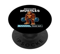 Instalación de músculos Bigfoot Gym Entrenamiento con pesas PopSockets PopGrip Adhesivo