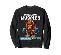 Instalación de músculos Bigfoot Gym Entrenamiento con pesas Sudadera