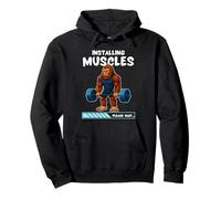 Instalación de músculos Bigfoot Gym Entrenamiento con pesas Sudadera con Capucha