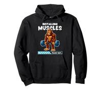 Instalación de músculos Bigfoot Gym Entrenamiento con pesas Sudadera con Capucha