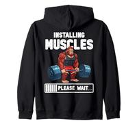 Instalación de músculos Bigfoot Gym Entrenamiento con pesas Sudadera con Capucha