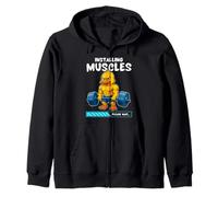 Instalación de músculos Duck Gym Entrenamiento con pesas Sudadera con Capucha